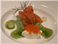 salmon canape